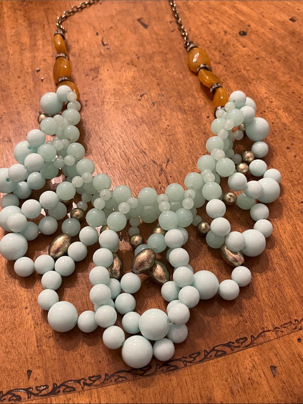 Anthropologie seafood beaded necklace